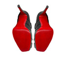 Load image into Gallery viewer, Christian Louboutin Black Strap Detail High Heeled Leather Booties
