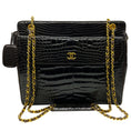 Load image into Gallery viewer, Chanel Vintage 1990's Brown Crocodile Shoulder Bags

