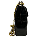 Load image into Gallery viewer, Chanel Vintage 1990's Brown Crocodile Shoulder Bag
