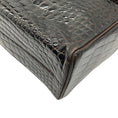 Load image into Gallery viewer, Chanel Vintage 1990's Brown Crocodile Shoulder Bag
