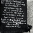 Load image into Gallery viewer, Chanel Grey CC Logo Orylag Rabbit Fur Travel Neck Pillow
