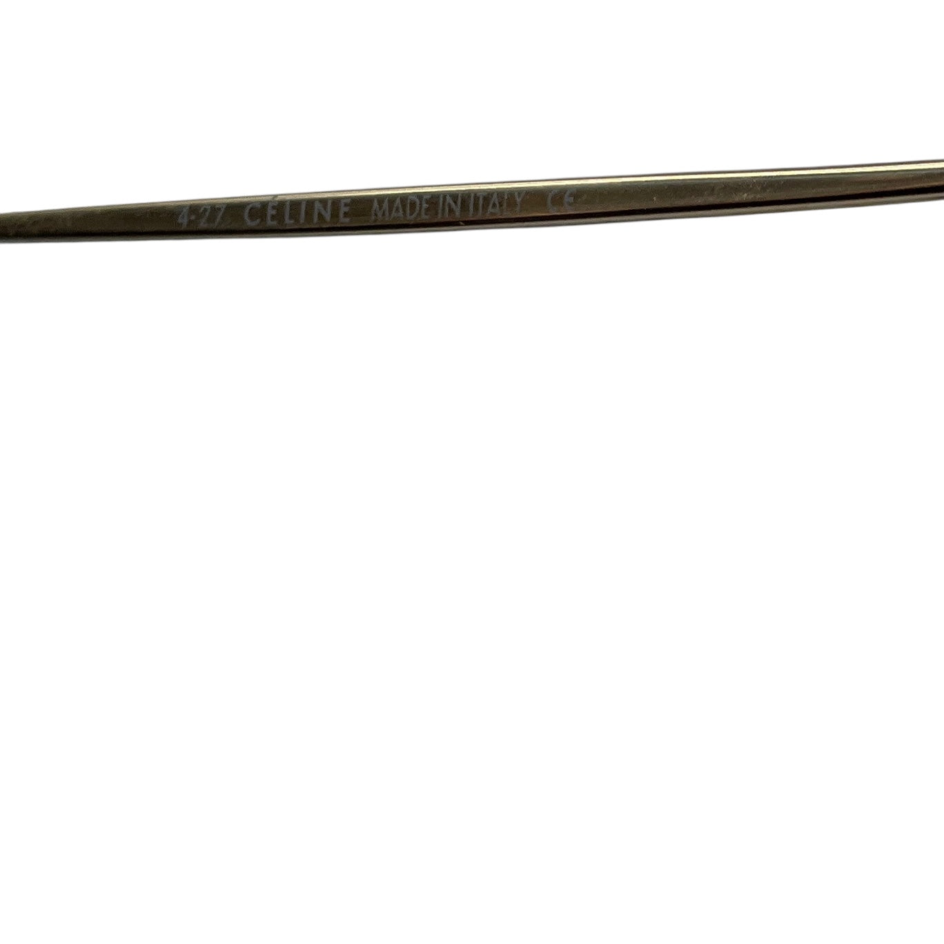 Celine Black / Gold Acetate and Metal Sunglasses