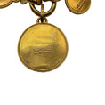 Load image into Gallery viewer, Versace Tribute Gold Heritage Medusa Coin and Heart Medallion Charm Chunky Chain Necklace
