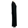 Load image into Gallery viewer, Rosetta Getty Black Polo Long Sleeved Jersey Midi Dress
