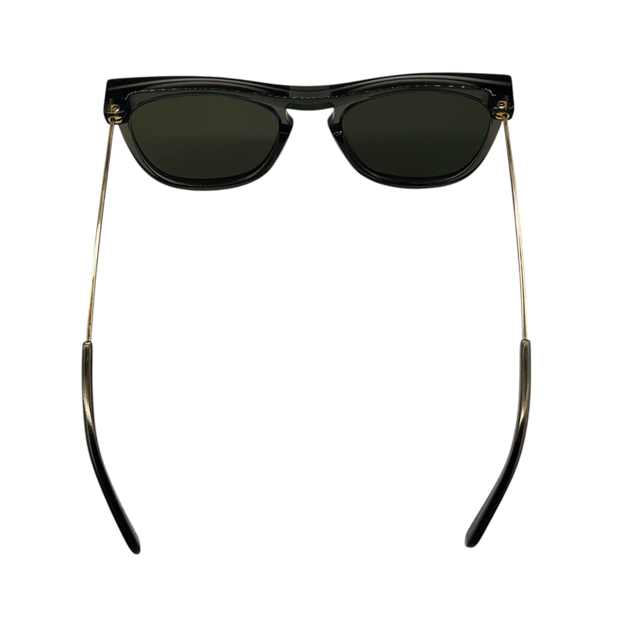 Celine Black / Gold Acetate and Metal Sunglasses