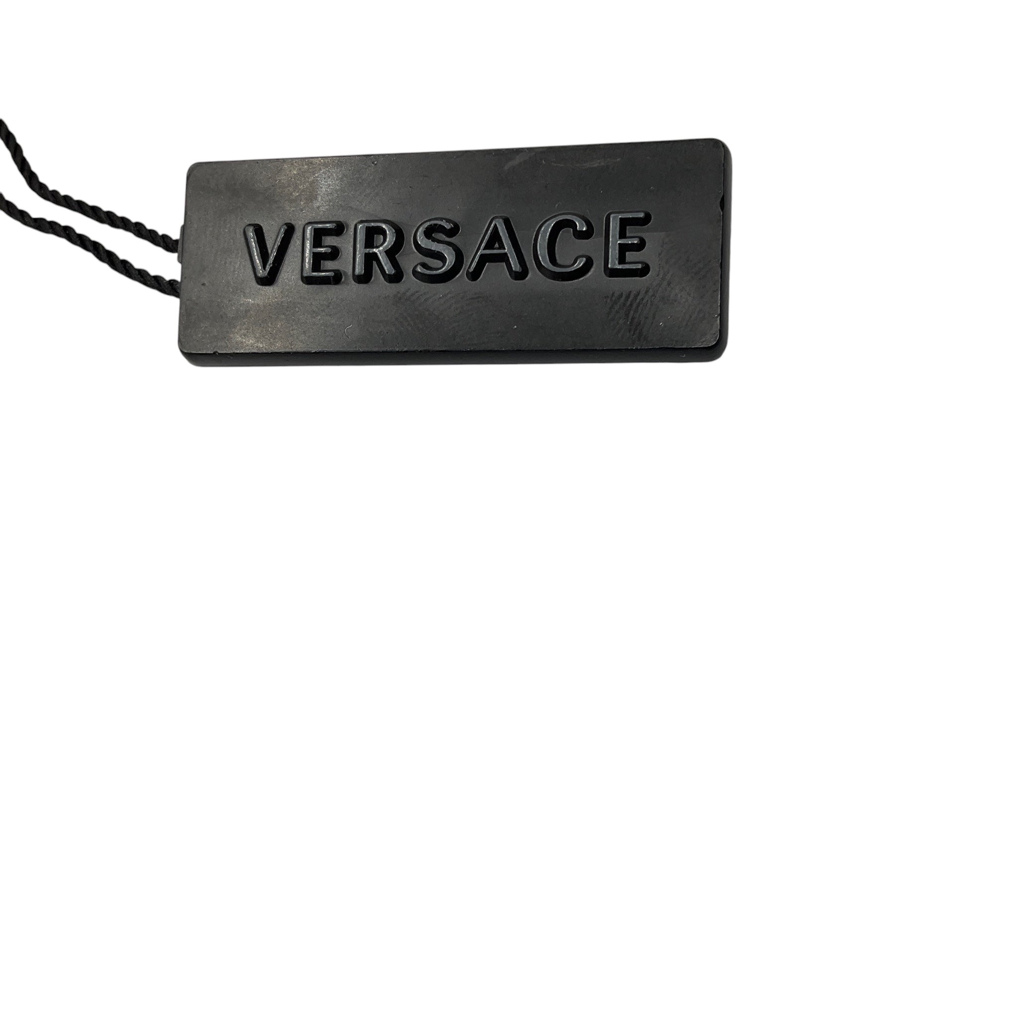 Versace Tribute Gold Heritage Medusa Coin and Heart Medallion Charm Chunky Chain Necklace
