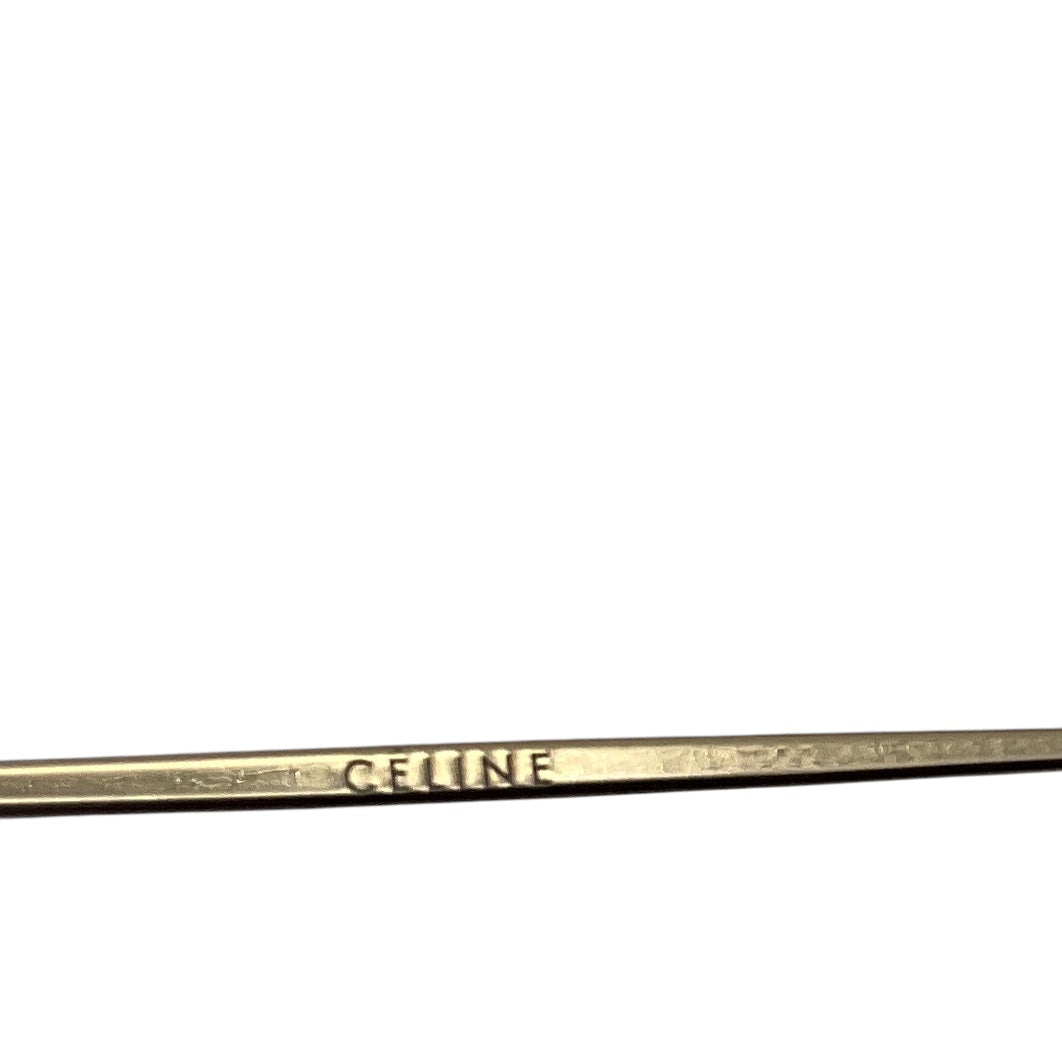 Celine Black / Gold Acetate and Metal Sunglasses