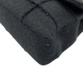 Load image into Gallery viewer, Chanel Vintage 1990's Black Wool Jumbo Flap Bag
