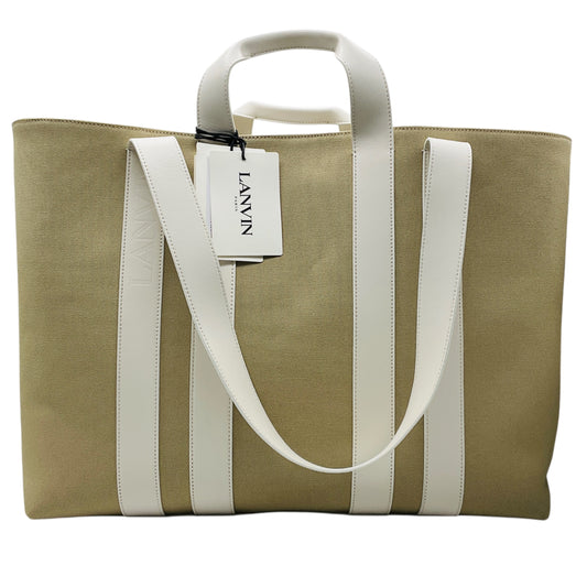 Lanvin Beige Ballade East West Shopper Tote Bag