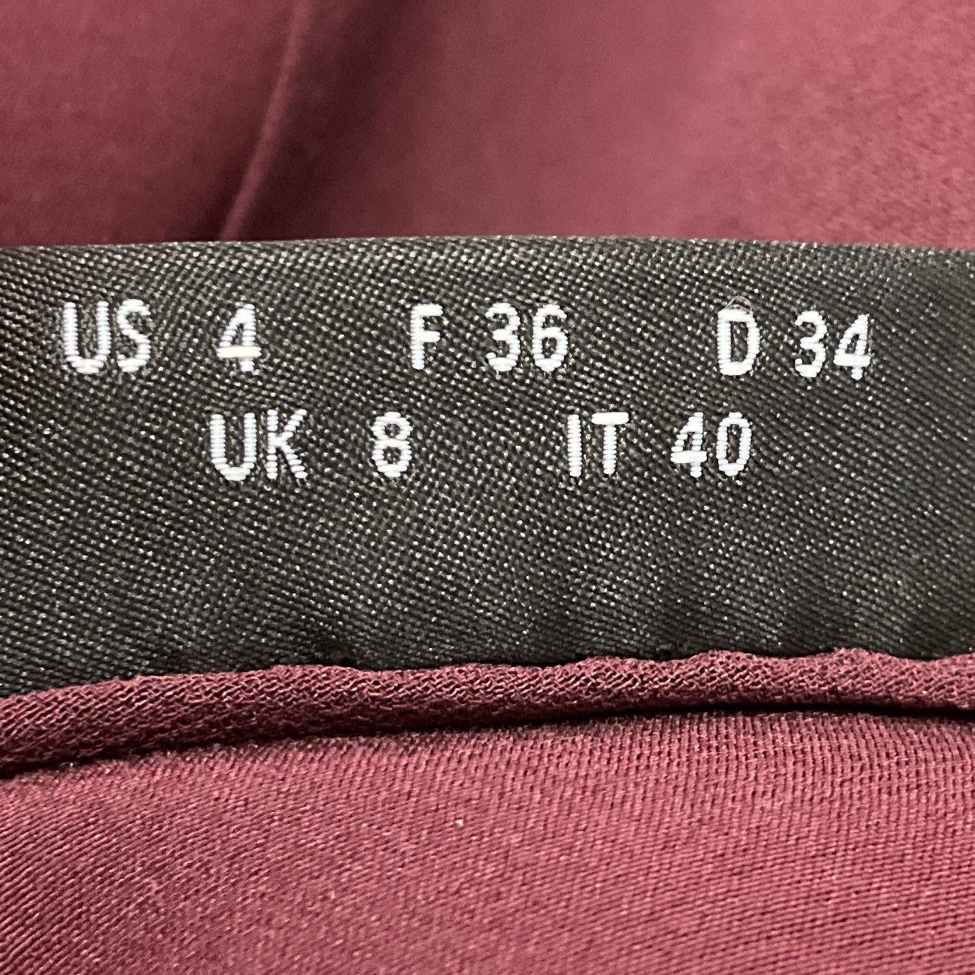 Akris Burgundy High Low Silk Top