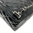 Load image into Gallery viewer, Chanel Vintage 1990's Black Quilted Patent Leather Backpack
