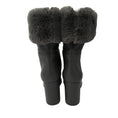 Load image into Gallery viewer, Gianvito Rossi Grey Boston Faux Fur Trimmed Leather Boots
