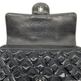 Load image into Gallery viewer, Chanel Vintage 1990's Black Quilted Patent Leather Backpack
