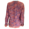 Load image into Gallery viewer, Etro Red / Blue Multi Fringed Tweed Jacket
