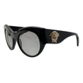 Load image into Gallery viewer, Versace Black / Silver Medusa Logo Cat Eye Sunglasses 4297
