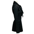 Load image into Gallery viewer, Stella McCartney Black Tie-Neck Long Sleeved Silk Mini Dress
