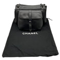 Load image into Gallery viewer, Chanel 2003 Black Leather Mademoiselle Lock Shoulder Bag
