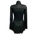 Load image into Gallery viewer, Stella McCartney Black Tie-Neck Long Sleeved Silk Mini Dress
