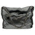 Load image into Gallery viewer, Stella McCartney Silver Studded Grey Faux Suede Large Falabella Bag

