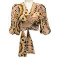 Load image into Gallery viewer, BA&SH Beige Tropical Cally Wrap Top
