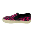 Load image into Gallery viewer, Saint Laurent Pink / Black Printed Canvas Slip-On Sneakers
