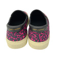 Load image into Gallery viewer, Saint Laurent Pink / Black Printed Canvas Slip-On Sneakers
