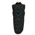 Load image into Gallery viewer, Miu Miu Black / Ivory Star Print Crepe Dress with Sequin Collar
