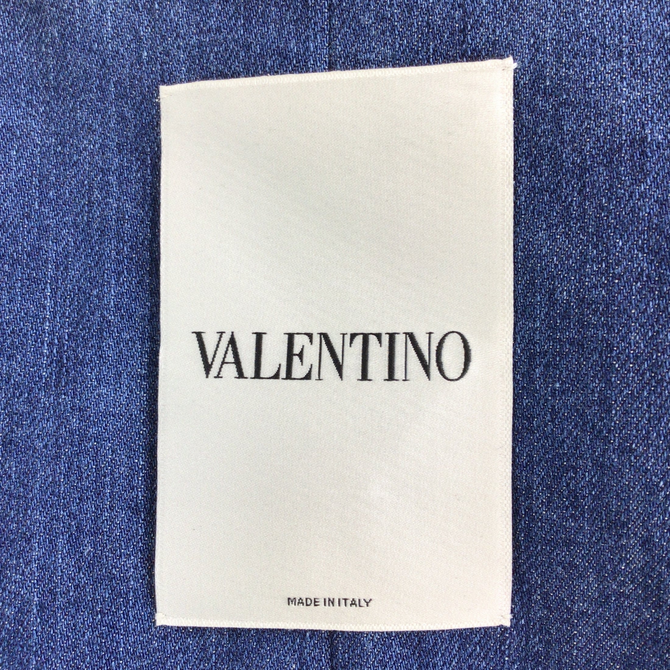 Valentino Light Blue Calf Hair Jacket