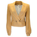 Load image into Gallery viewer, Veronica Beard Camel Double Breasted Linen Milani Jacket
