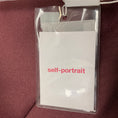 Load image into Gallery viewer, Self-Portrait Burgundy Taffeta Midi Dress with Belt
