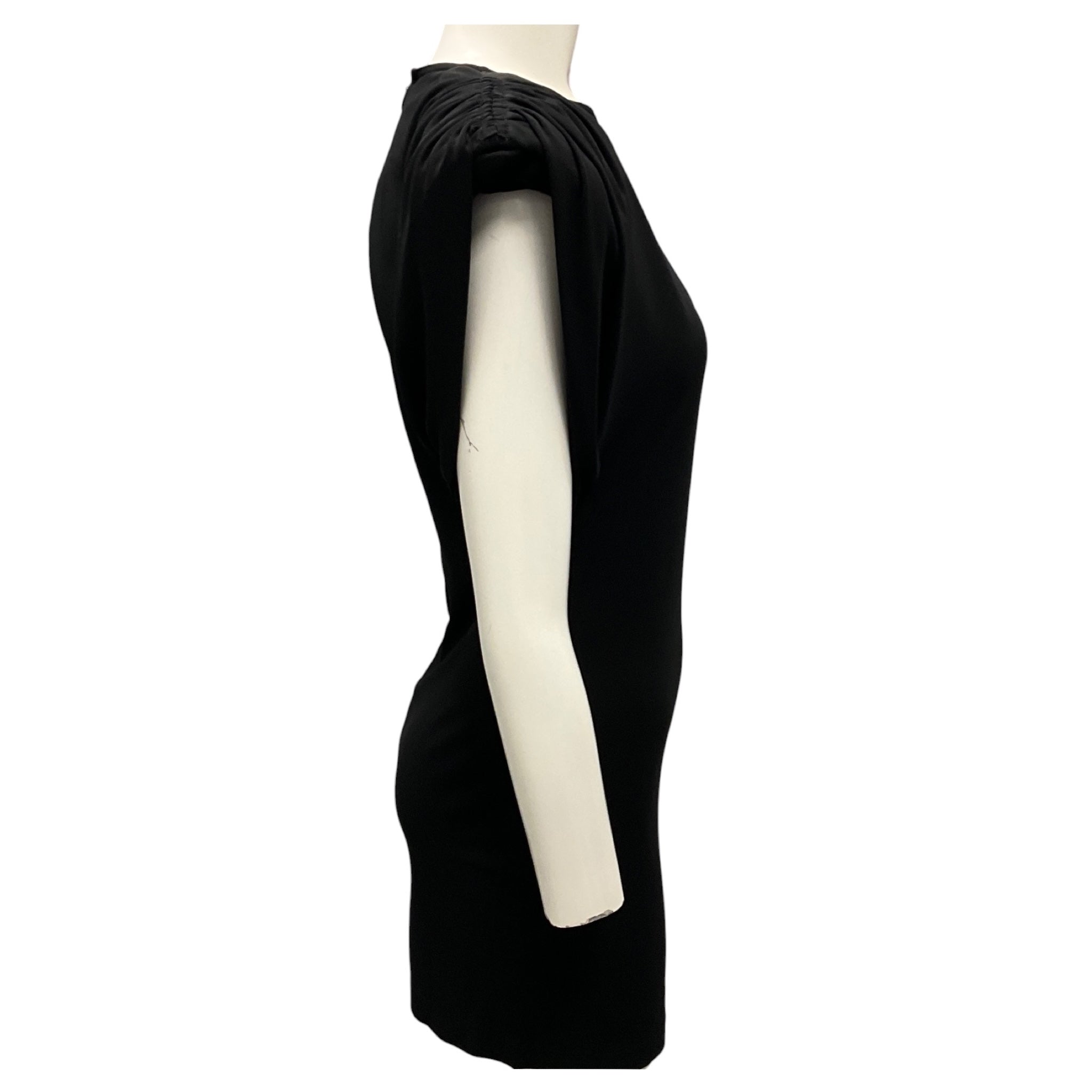 WARDROBE.NYC Black Sheath Mini Dress