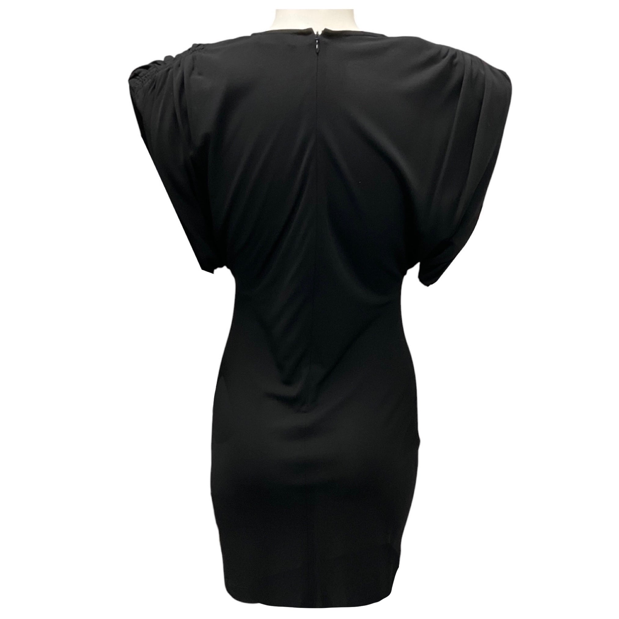 WARDROBE.NYC Black Sheath Mini Dress