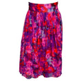 Load image into Gallery viewer, Erdem Pink / Purple Leopard Mirage Voile Susie Full Skirt
