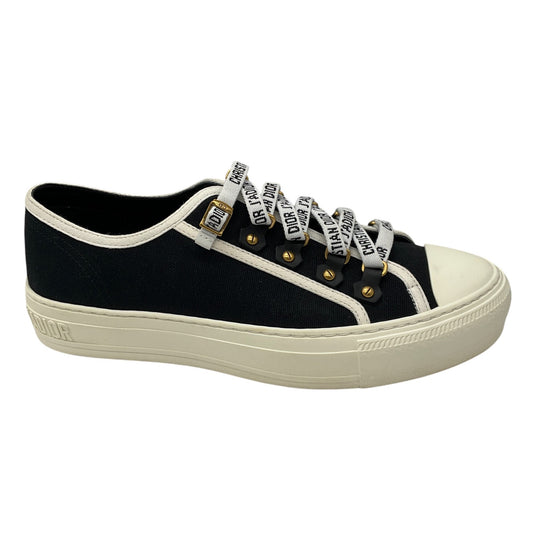 Christian Dior Black Cotton Canvas Walk'N'Dior Sneaker