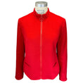 Load image into Gallery viewer, Akris Punto Red Full Zip Wool and Angora Jacket
