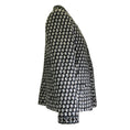 Load image into Gallery viewer, Oscar de la Renta Navy / White / Black Open Front Tweed Jacket
