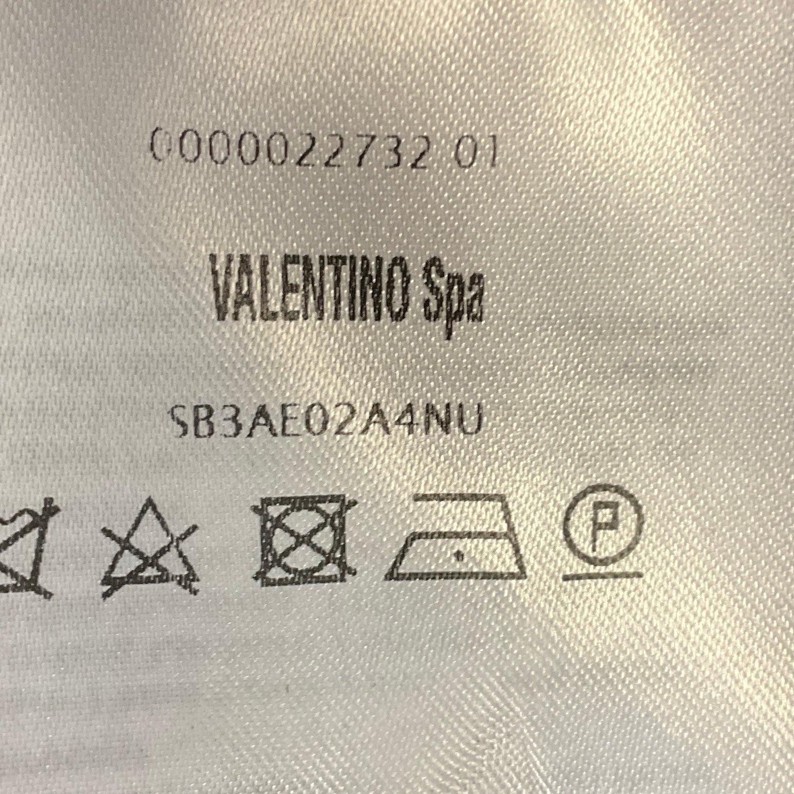Valentino Black / Red Logo Print Silk Blouse