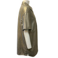 Load image into Gallery viewer, Brunello Cucinelli Gold Leather Short Sleeve Top
