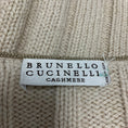 Load image into Gallery viewer, Brunello Cucinelli Beige Fringed Knit Sweater
