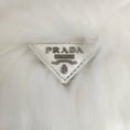 Load image into Gallery viewer, Prada White Faux Fur Wristlet Clutch
