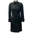 Load image into Gallery viewer, Burberry Black Cashmere The Sandringham Trench Coat

