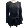 Load image into Gallery viewer, Chanel Black Cashmere Sweater with Tie Waist
