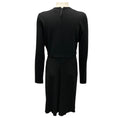 Load image into Gallery viewer, Giorgio Armani Black Draped Long Sleeved Jersey Midi Dress
