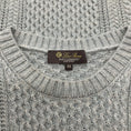 Load image into Gallery viewer, Loro Piana Teal Baby Cashmere Cable Knit Sweater
