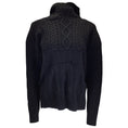 Load image into Gallery viewer, Tao by Comme des Garcons Black Hooded Cable Knit Sweater
