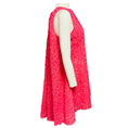Load image into Gallery viewer, Brandon Maxwell Pink Textured Cape Back Mini Dress
