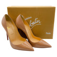 Load image into Gallery viewer, Christian Louboutin Nude Patent So Kate 120 Pumps
