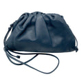 Load image into Gallery viewer, Bottega Veneta Navy Leather Pouch with Strap
