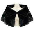 Load image into Gallery viewer, Oscar de la Renta Black Silk Lined Mink Fur Cropped Bolero Jacket
