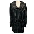 Load image into Gallery viewer, Akris Black Reversible Broadtail Lamb Fur Zip Front Coat

